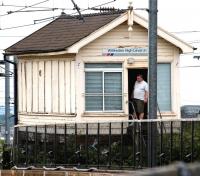 Taking the air at Willesden High Level Junction signal box - 20 July 2005. [See image 5193]<br><br>[John Furnevel 20/07/2005]