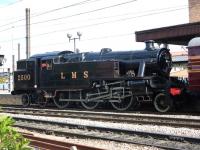 LMS Stanier 3-cylinder 2-6-4T no 2500 stands at platform 11 at York station on 26 September 2011. [See related news item.]<br><br>[Vic Smith 26/09/2011]