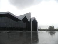 Front entrance of the new Riverside Museum on 11 June 2011 - see news item.<br><br>[John Yellowlees 11/06/2011]
