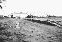 Desolation at Rosewell & Hawthornden looking north towards Hardengreen Junction in 1970. The station had closed to passengers in 1962 with the last freight (off the Penicuik branch) having passed through in April 1967 [see image 29992].<br><br>[John Furnevel 07/05/1970]