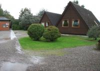 The south end of the former Kentallen station in September 2005, with holiday homes occupying much of the site.<br><br>[John Furnevel 29/09/2005]