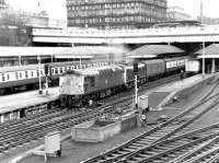 Type 2s 5325+5115 leave Waverley on 13 January 1970 with a morning train for Inverness.<br><br>[John Furnevel 13/01/1970]