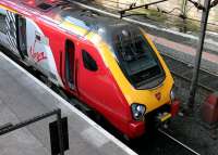 12.05 Edinburgh - Plymouth train waiting to leave platform 19 at Waverley - October 2005.<br><br>[John Furnevel 12/10/2005]