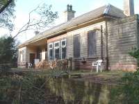 The former Spey Bay Station, photographed on 14 October 2005.<br><br>[John Gray 14/10/2005]