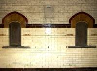 Remarkably well preserved ticket windows at the long abandoned station at Whittingham, Northumberland, in May 2004. The last ticket was issued here in September 1930.<br><br>[John Furnevel 29/05/2004]