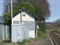 The signal box at the east end of Nairn station in March 2007.<br><br>[Graham Morgan 31/03/2007]