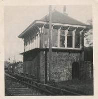 Upper Greenock Signal Box, circa 1960.<br><br>[John Gray //]