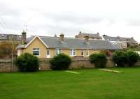 The refurbished Hopeman station building from the north in October 2005.<br><br>[John Furnevel 30/10/2005]