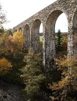 Divie Viaduct - view south in October 2005.<br><br>[John Furnevel 31/10/2005]