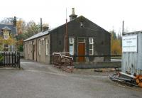 Dufftown station building in November 2005.<br><br>[John Furnevel 02/11/2005]