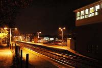 Looking north at Dyce at night.<br><br>[Ewan Crawford //2005]