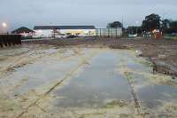 The remains of the Montrose Goods sheds which were recently demolished (Oct 2005).<br><br>[Ewan Crawford //2005]