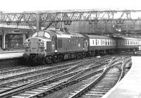 Lunchtime at Liverpool Street in March 1879, as EE Type 3 6752 arrives with a train from Great Yarmouth.<br><br>[John Furnevel 10/03/1970]