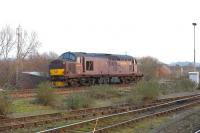 West Coast 37706 eastbound light engine through Didcot on 22 January 2015 heading for Southall.<br><br>[Peter Todd 22/01/2015]