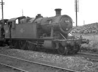 Ex-GWR Churchward 2-8-0T 5231 stands on Newport (Pill) shed in October 1961.<br><br>[K A Gray 03/10/1961]