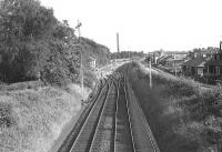 View south from Balloch in July 1957 over Forth and Clyde Junction. [Ref query 4349]<br><br>[G H Robin collection by courtesy of the Mitchell Library, Glasgow 09/07/1957]