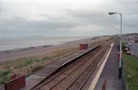 The modest beachside facilities at Flimby looking north in 1998.<br><br>[Ewan Crawford //1998]