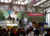 Back in 2010, an enterprising theatre company hired the disused Eurostar platforms at Waterloo as a stage for a play based on <i>The Railway Children</i>, which included a live steam train with a Stirling Single. I didn't see the play, but the publicity banner was impressive. [See image 28804]<br><br>[Ken Strachan /12/2010]