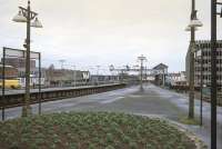 Looking out from the platform at Eastbourne in 1984. [Ref query 6573]<br><br>[Bill Roberton //1984]