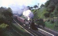 80058 arriving at Clarkston on 24 May 1965 with the 5.33pm from St Enoch.  <br><br>[John Robin 24/05/1965]