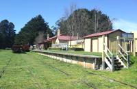 The beautifully preserved station at Trentham, Victoria, in the spring sunshine on 21st September 2014.<br><br>[Colin Miller 21/09/2014]