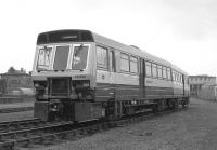 Pacer 141102, formerly 141001, of West Yorkshire PTE at Hunslet Barclay, Kilmarnock for overhaul on 10 June 1989.  The unit was subsequently exported to Iran.<br><br>[Bill Roberton 10/06/1989]