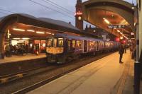 The late running Northern 1713 Liverpool Lime Street to Manchester Airport service, formed by ex-Thameslink 319362, calls at Manchester Oxford Road on 5 March 2015. <br><br>[John McIntyre 05/03/2015]