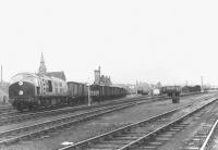 NBL Type 2 D6165 with a freight in Fraserburgh goods yard on 18 August 1961.<br><br>[G H Robin collection by courtesy of the Mitchell Library, Glasgow 18/08/1961]