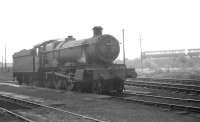 6930 <I>Aldersey Hall</I> photographed in the yard at Reading (ex-GW) shed in August 1961.<br><br>[K A Gray 15/08/1961]