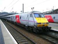 <I>'Skyfall'</I> DVT 82231 on a Virgin Trains East Coast service calling at York on 19 March 2015. <br><br>[Veronica Clibbery 19/03/2015]