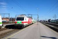 A loco hauled double-deck push-pull arrival from Helsinki at Turku on 17 March 2015.<br><br>[Colin Miller 17/03/2015]