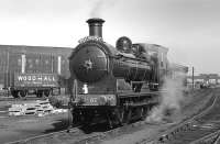 J37 <i>Maude</i> in steam at Springfield Yard, Falkirk during an SRPS open day on 26 August 1978, when preserved locos could run over BR metals in the yard.<br><br>[Bill Roberton 26/08/1978]