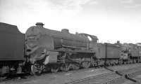 Withdrawn S15 4-6-0 30826 in the sidings at Eastleigh on 25 September 1963.<br><br>[K A Gray 25/09/1963]