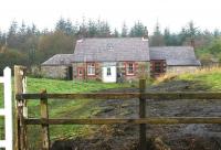 The former station at Gatehouse of Fleet, seen from the south on 11 November 2005. Opened in 1861 (originally as Dromore) and closed in June 1965, it is now a private residence in the process of refurbishment.<br><br>[John Furnevel 11/11/2005]