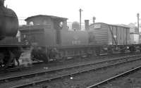 J72 0-6-0T no 69028 stabled on Heaton shed on 25 May 1963.<br><br>[K A Gray 25/05/1963]