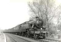 Fairburn tank 42060 photographed leaving Williamwood on 17 May 1960 with the 5.12pm Glasgow Central - Uplawmoor service.<br><br>[G H Robin collection by courtesy of the Mitchell Library, Glasgow 17/05/1960]