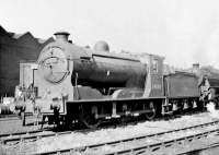 J37 0-6-0 64540 on shed at Eastfield in July 1961, the year before its withdrawal.<br><br>[John Robin /07/1961]