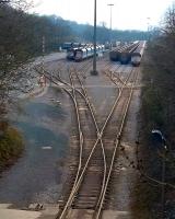 Quite a large yard by today's standards - Merehead, Somerset, seen from the A361, looking South on 5 April 2015 [see image 22842].<br><br>[Ken Strachan 05/04/2015]