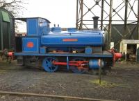 Lady Nan [Barclay 1719/1920] takes a rest from providing clouds of steam at Cranmore on 5 April [see image 43002].<br><br>[Ken Strachan 05/04/2015]