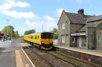 The purpose built Network Rail Track Assessment Sprinter visited the Morecambe and Heysham branches on 28th May 2015 during a circuit of the North West. That same day it also travelled to Windermere, Hellifield, Blackburn and the Preston Dock branch. 950001 is seen at Bare Lane shortly before returning to Carnforth at the end of the day's operations. <br><br>[Mark Bartlett 28/05/2015]