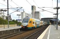 ODEG (Ostdeutsche Eisenbahn GmbH) emu bound for Cottbus at Berlin Zoo on 20 May 2015.<br><br>[Colin Miller 20/05/2015]