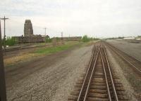 View of Buffalo Central Terminal (closed 1979) from the passing Toronto-bound <I>Maple Leaf</I> on 24 May 2015.<br><br>[John Yellowlees 24/05/2015]