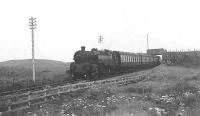 Standard tank 80021 passing Kirkton with a train for Fraserburgh in July 1955. [Ref query 6935] <br><br>[G H Robin collection by courtesy of the Mitchell Library, Glasgow 19/07/1955]