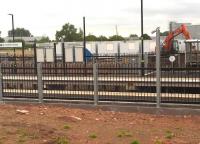 Raring to go - timetable boards and an information point are in place, likewise several nameboards; but due to the necessity to relocate a signal, this station will not open until September. The Northbound platform is nearest the camera. [See image 51580]<br><br>[Ken Strachan 28/06/2015]