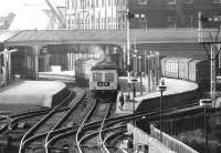 A Swindon class 126 DMU about to leave Ayr for Glasgow Central in September 1980.<br><br>[John Furnevel 27/09/1980]