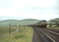 Brush Type 4 D1633 near Abington on 10 July 1965 with a Manchester - Glasgow train.<br><br>[John Robin 10/07/1965]