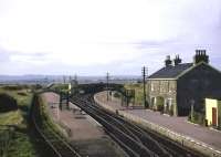 General view west over a tranquil Georgemas Junction in late September 1967. <br><br>[John Robin 29/09/1967]