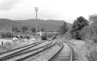 Looking west over Crianlarich Lower yard in 1985.<br><br>[Bill Roberton //1985]