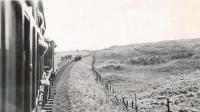 A hold up near Cairnbulg on 3 August 1953, showing why locomotives on the St Combs branch were fitted with cowcatchers. The locomotive in this case is Ivatt 2MT 2-6-0 46460 [see image 48334].<br><br>[G H Robin collection by courtesy of the Mitchell Library, Glasgow 03/08/1953]