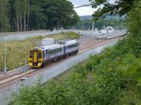 158740 arriving at Tweedbank on 14 July with the 12.04 crew training trip from Newcraighall.<br><br>[Bill Roberton 14/07/2015]